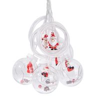 Festive Decoration Ing Ball Ring Remote Control Snowman Christmas Tree Led Curtain String Lights main image 3