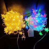 Warm Window Usb Full Of Stars Plug-in Led Five-pointed Star Light String main image 4