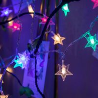 Warm Window Usb Full Of Stars Plug-in Led Five-pointed Star Light String main image 3