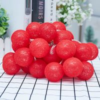 Indoor Wedding Party Macaron Cotton Thread Takraw Led String Lights sku image 30