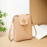Women's Small Pu Leather Cute Phone Wallet sku image 4