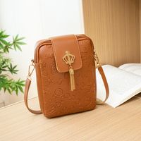 Women's Small Pu Leather Cute Phone Wallet sku image 5