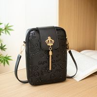 Women's Small Pu Leather Cute Phone Wallet sku image 2