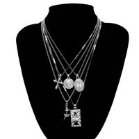 Alloy Simple Flowers Necklace  (alloy 2158) Nhxr2648-alloy-2158 sku image 2