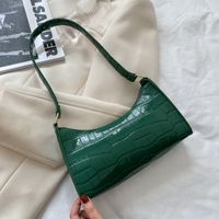 Women's Small Pu Leather Fashion Underarm Bag sku image 4