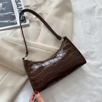 Women's Small Pu Leather Fashion Underarm Bag sku image 6