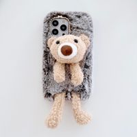 Cute Rabbit Bear Cloth Resin  Iphone Phone Cases main image 2