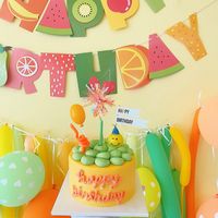 Birthday Solid Color Plastic Party Cake Decorating Supplies main image 3