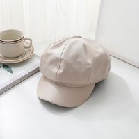 جديد الصيف الكورية البرية الشتاء بطة اللسان قبعة قبعة مثمنة قبعة للنساء sku image 10