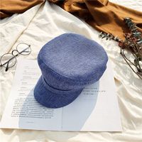 جديد الصيف الكورية البرية الشتاء بطة اللسان قبعة قبعة مثمنة قبعة للنساء sku image 8