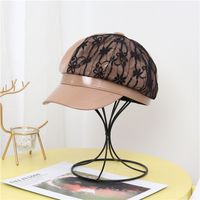 جديد الصيف الكورية البرية الشتاء بطة اللسان قبعة قبعة مثمنة قبعة للنساء sku image 5
