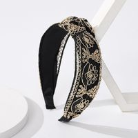 Fairy Style Flower Cloth Lace Hair Band sku image 6