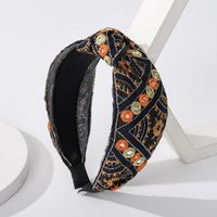 Fairy Style Flower Cloth Lace Hair Band sku image 9