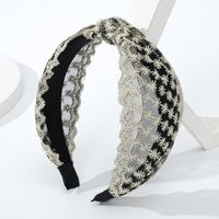 Fairy Style Flower Cloth Lace Hair Band sku image 8