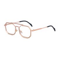 Retro-doppelstrahl-polygonrahmen-sonnenbrille Großhandel Nihaojewelry sku image 11