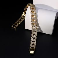 Fashion Geometric Copper Bracelets Gold Plated Zircon Copper Bracelets 1 Piece main image 2