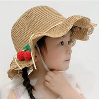 New Children's Fashion  Thin Outdoor Sunscreen Sun Hat sku image 1