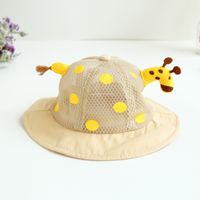 Summer Mesh Children's Hats Custom Hats Small Yellow Hats Sunscreen Parent-child Basin Hats sku image 7