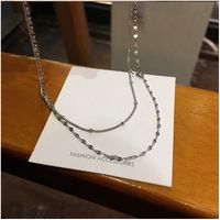 Fashion Geometric Titanium Steel Necklace Plating Stainless Steel Necklaces main image 2