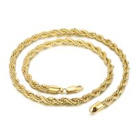 Titan Stahl 18 Karat Vergoldet Einfacher Stil Geometrisch Halskette sku image 6