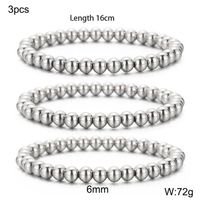 Simple Style Geometric Titanium Steel Bracelets In Bulk sku image 28