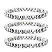 Simple Style Geometric Titanium Steel Bracelets In Bulk main image 5