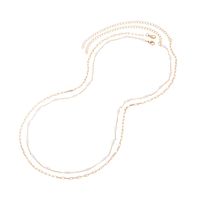 Sexy Geometric Metal Plating Artificial Pearls Waist Chain sku image 1