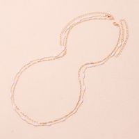 Sexy Geometric Metal Plating Artificial Pearls Waist Chain main image 3