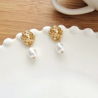 Fashion Flower Imitation Pearl Alloy Patchwork Earrings main image 1