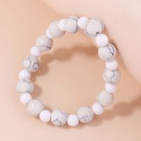 Simple Style Geometric Artificial Gemstones Beaded Natural Stone Bracelets sku image 1