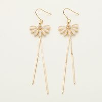 Fairy Style Chrysanthemum Copper Drop Earrings Plating Copper Earrings main image 1