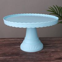 Birthday Solid Color Plastic Party Cake Stand main image 2