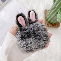 Plush Cartoon Cute Creative Rabbit Ears Airpods1/2/pro3 Generation Wireless Bluetooth Earbuds Case Protective Case main image 2