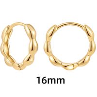 1 Pair Simple Style Heart Shape Plating Copper Earrings sku image 9