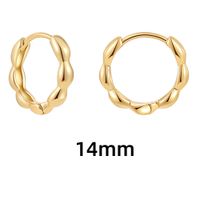 1 Pair Simple Style Heart Shape Plating Copper Earrings sku image 7