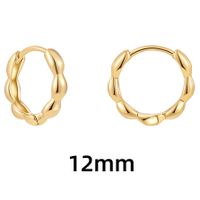 1 Pair Simple Style Heart Shape Plating Copper Earrings sku image 8