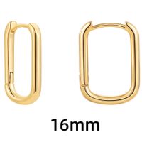 1 Pair Simple Style Heart Shape Plating Copper Earrings sku image 5