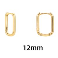 1 Pair Simple Style Heart Shape Plating Copper Earrings sku image 12