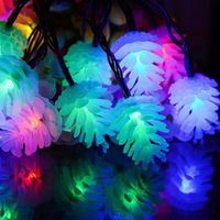 Christmas Cute Pine Cones Plastic Party String Lights main image 4