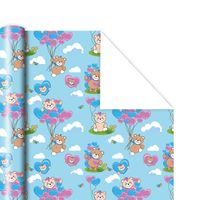 Children's Day Birthday Cartoon Coated Paper Party Gift Wrapping Supplies sku image 2