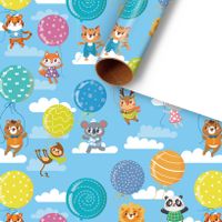 Children's Day Birthday Cartoon Coated Paper Party Gift Wrapping Supplies sku image 5