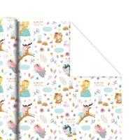 Children's Day Birthday Cartoon Coated Paper Party Gift Wrapping Supplies sku image 4