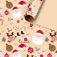 Weihnachten Pinguin Weihnachtsmann Brief Papier Gruppe Zubehör Für Geschenkverpackungen sku image 5