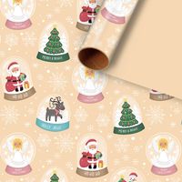 Weihnachten Pinguin Weihnachtsmann Brief Papier Gruppe Zubehör Für Geschenkverpackungen sku image 3