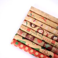 Christmas Penguin Gift Box Snowman Kraft Paper Party Gift Wrapping Supplies main image 5