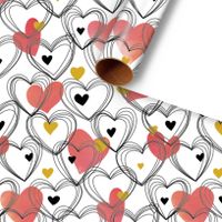 Valentine's Day Swan Heart Shape Paper Party Gift Wrapping Supplies sku image 3