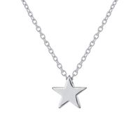 Simple Style Star Alloy Plating Necklace 1 Piece sku image 2