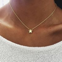 Style Simple Star Alliage Placage Collier 1 Pièce main image 3