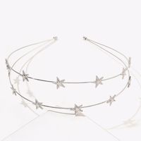Five-pointed Star  Double-layer Headband sku image 2