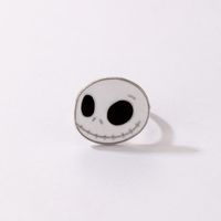 Hip-hop Grimace Alloy Plating Rings main image 5